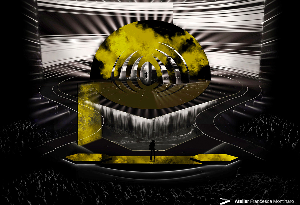 Eurovision 2022 — kinetic sun concept