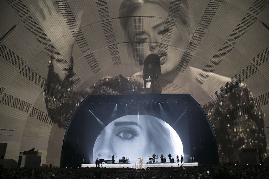Adele — Es Devlin arch and giant eye projection