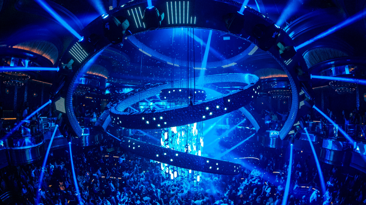OMNIA — blue spiral configuration