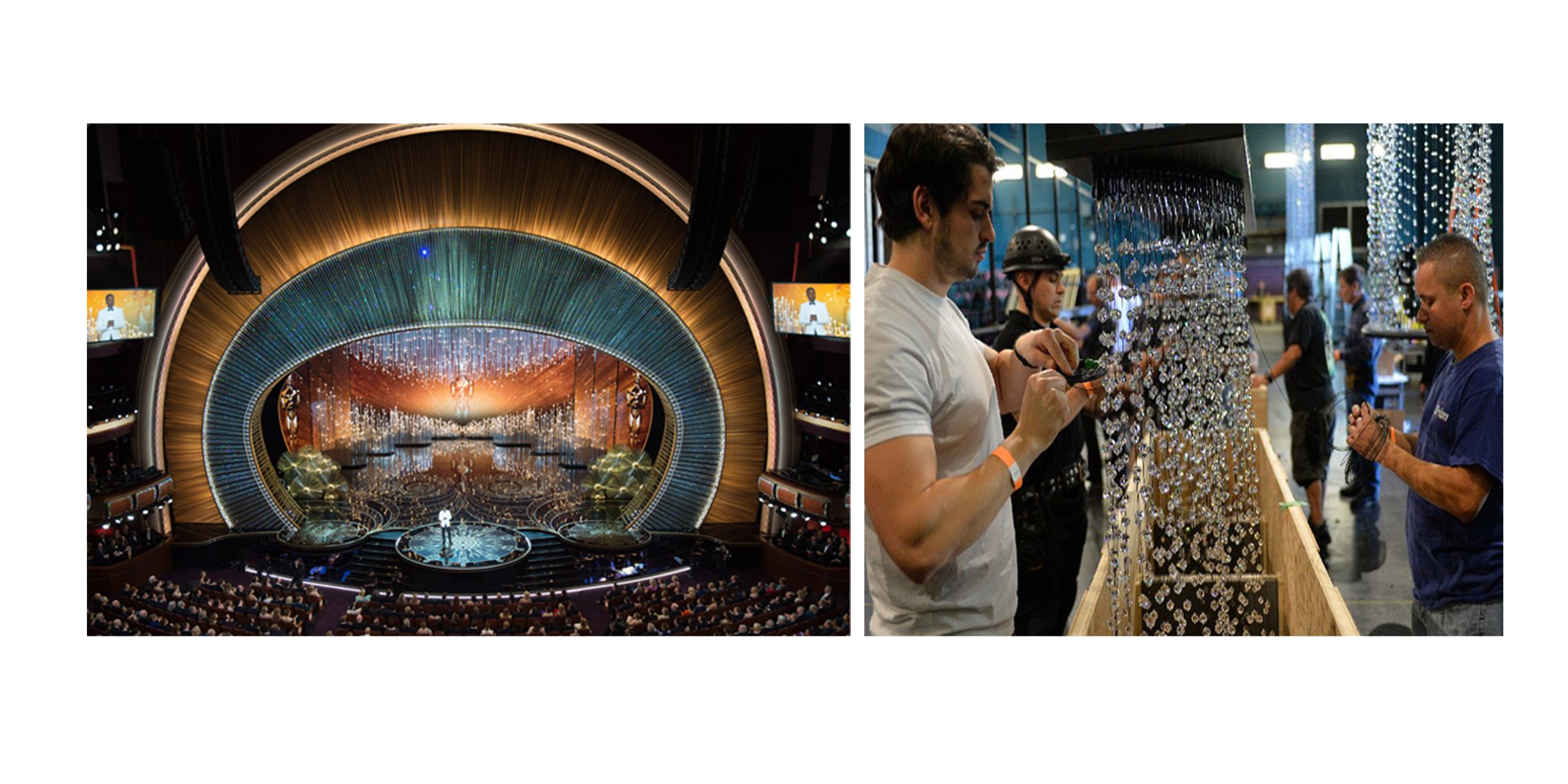 Oscars 2016 — Swarovski scenic installation